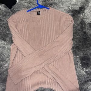 Pink long sleeve shirt